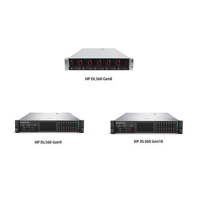 HPE Proliant DL560 Gen8 Gen9 Gen10 2U Quatro Intel Xeon PC Computador de armazenamento Rack servidor