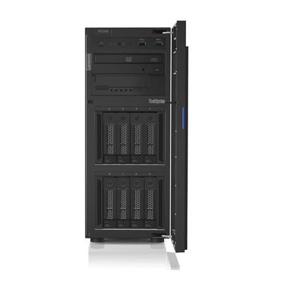Processador Intel Xeon Thinkserver ST250 Tower Server DDR4 RAM e HDD/SSD para negócios